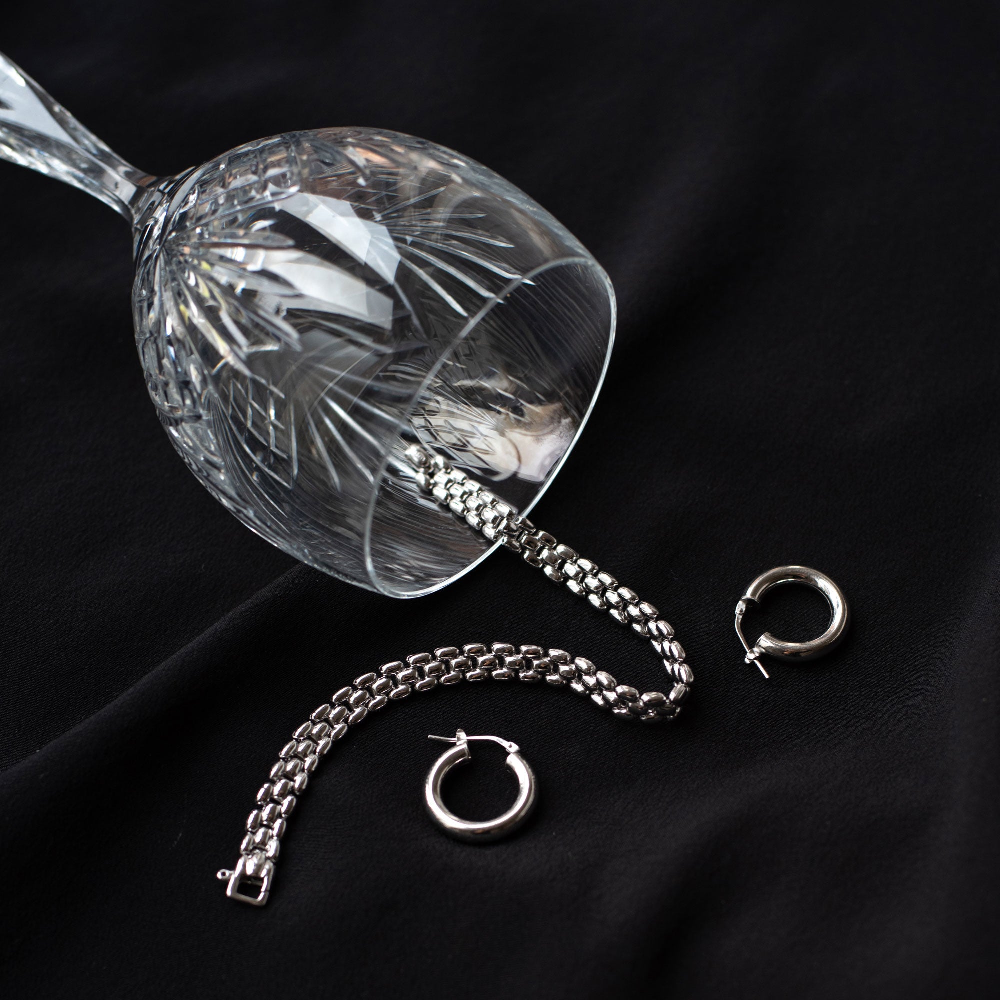 Parte di Me Bibbiena Poppi Casentino 925 sterling Silver Hoop Earrings PDM36052