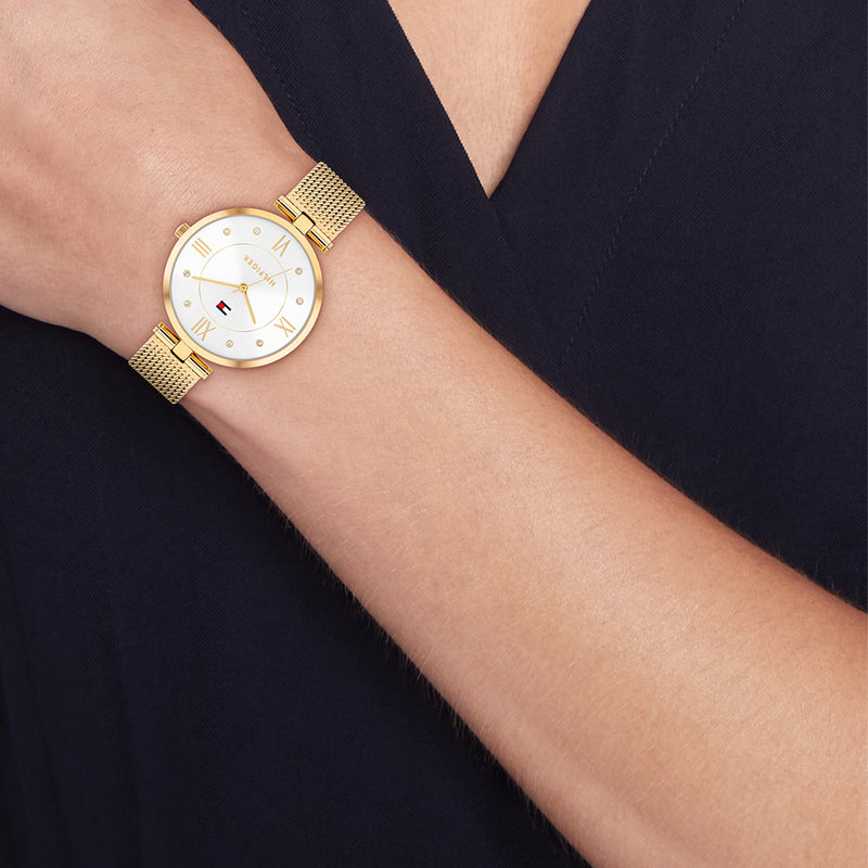 Tommy Hilfiger Montre Femme En Or TH1782805-zoom-