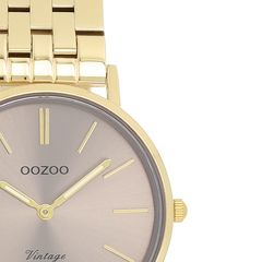 OOZOO Vintage Gold and Taupe Women's Watch C20408