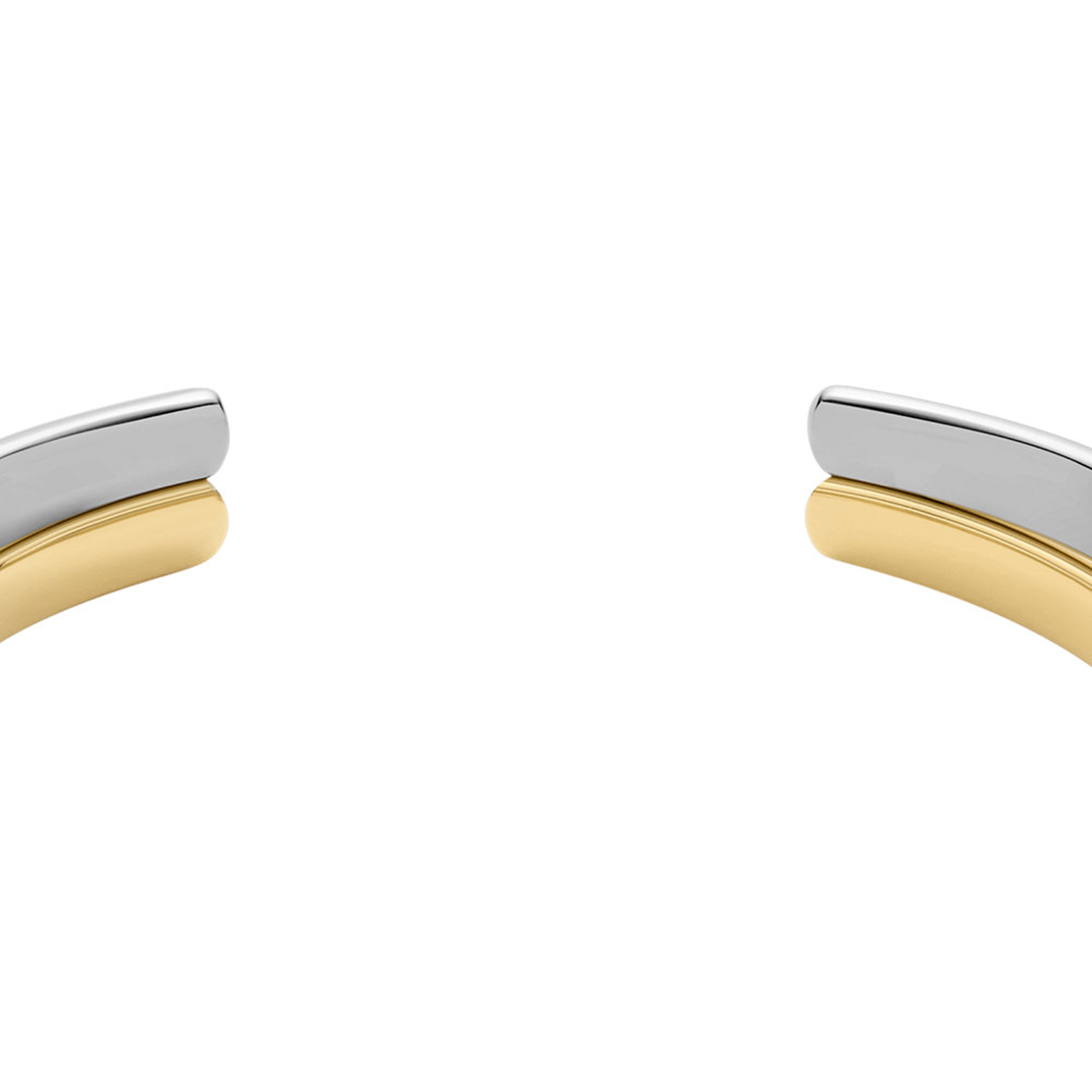 Fossil Ellis Silver and Gold Stainless Steel Bracelet JF04874998