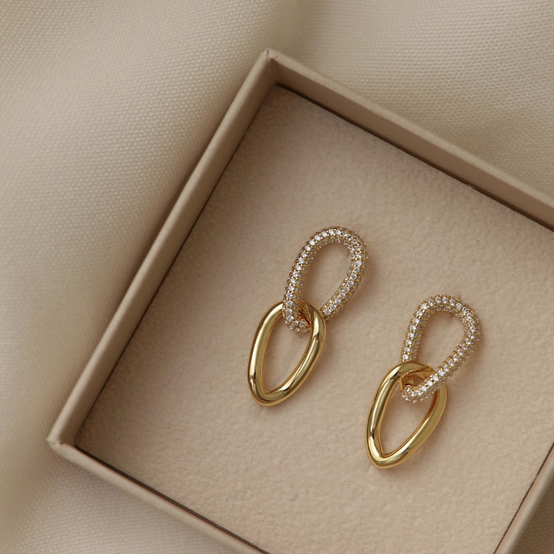 Karma Boucles d'oreilles Plaqué or 14 carats X125GP-zoom-