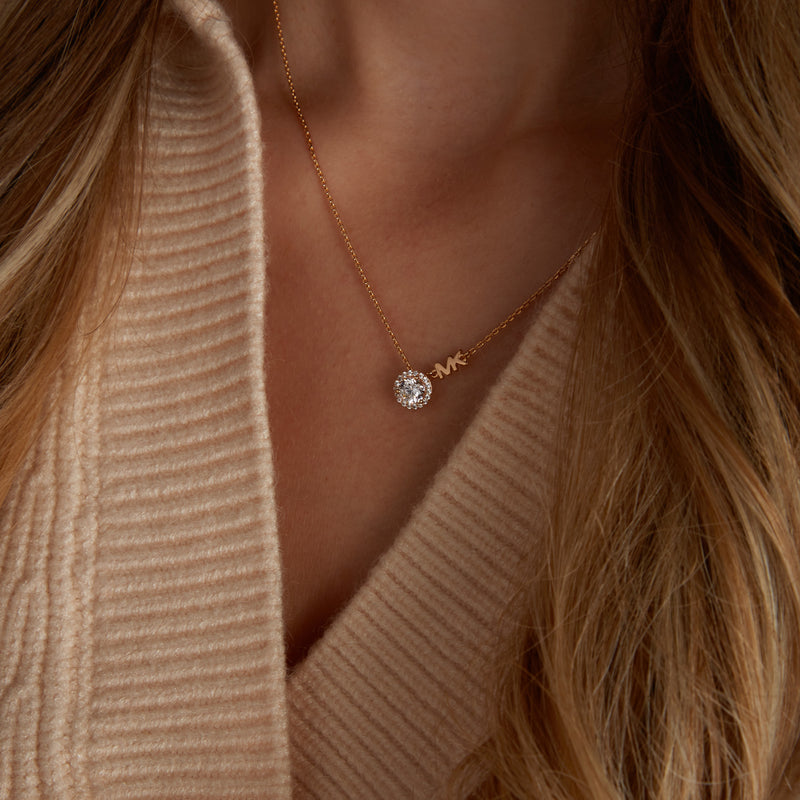 Michael Kors Premium Collier Or rose MKC1208AN791-zoom-