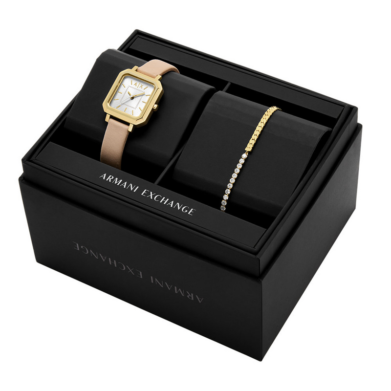 Armani Exchange Gold Women's Watch AX7172SET-zoom-