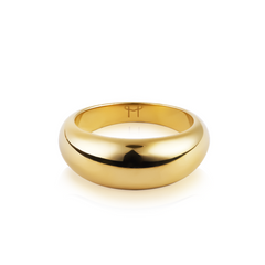 Mockberg Gold Plated Bold Ring MO222