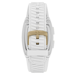 Armani Exchange White Oval Digital Watch AX2968