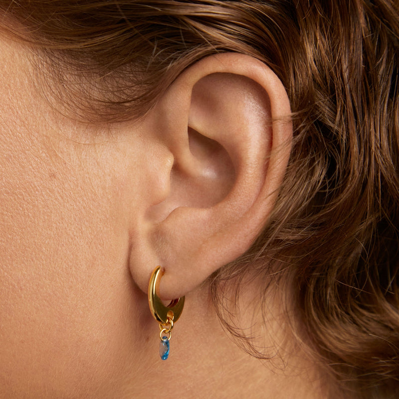 P D Paola Color Boucles d'oreilles Plaqué or 18 carats AR01-B94-U-zoom-