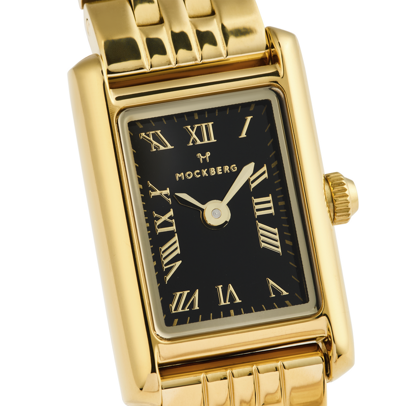 Mockberg Timeless Petite Gold Noir Women's Watch MB1775-zoom-