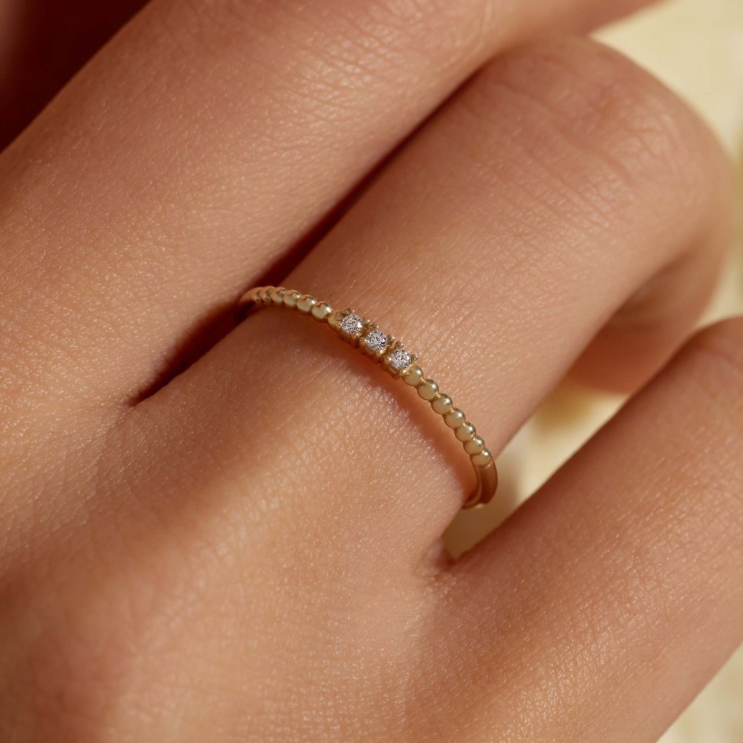 Beloro Jewels Monte Napoleone Mauve 9 karat gold ring with zirconia stones BO330056-60