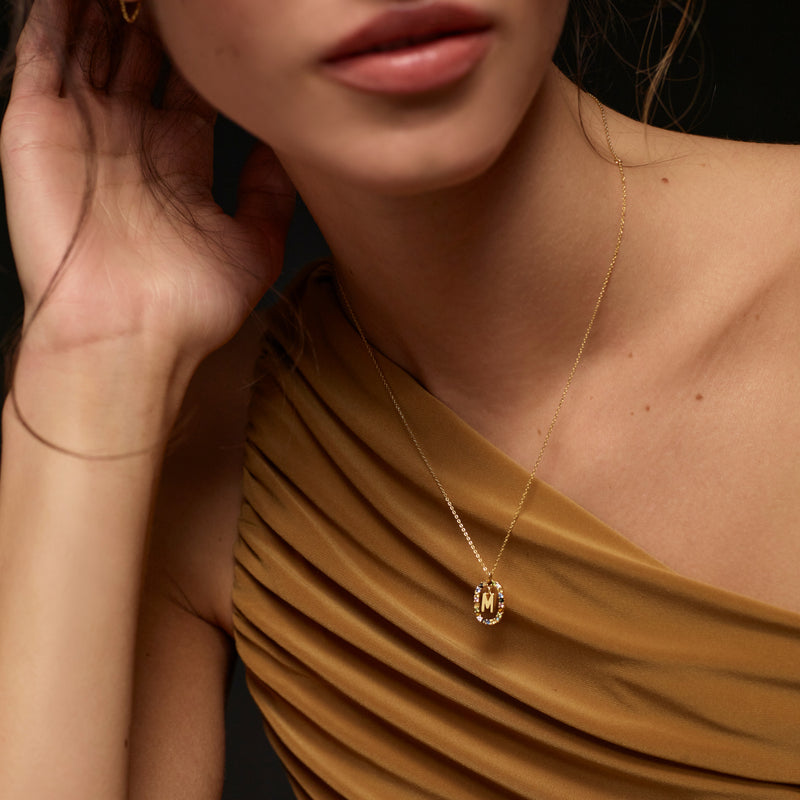 P D Paola Femmes Collier Plaqué or 14 carats CO01-281-U-zoom-