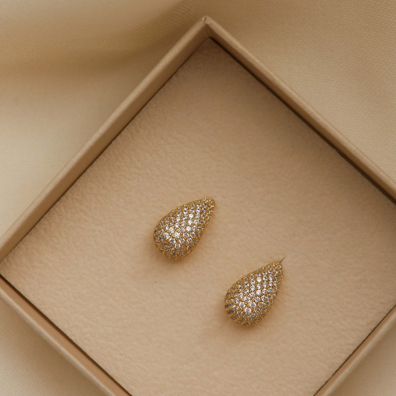 Karma Boucles d'oreilles Plaqué or 14 carats X162GP-zoom-