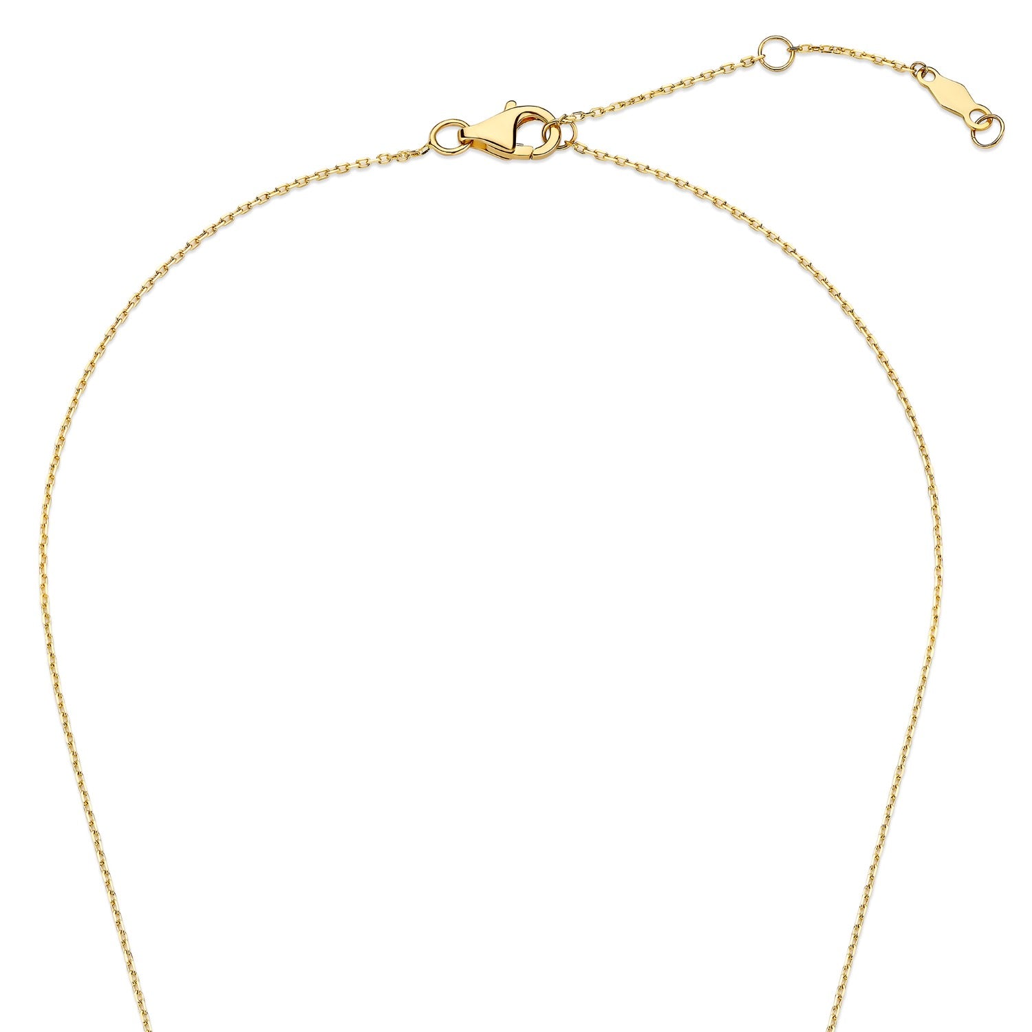 Isabel Bernard De La Paix Inaya 14 Carat Golden Necklace | diamond 0.03 ct | IBD350019
