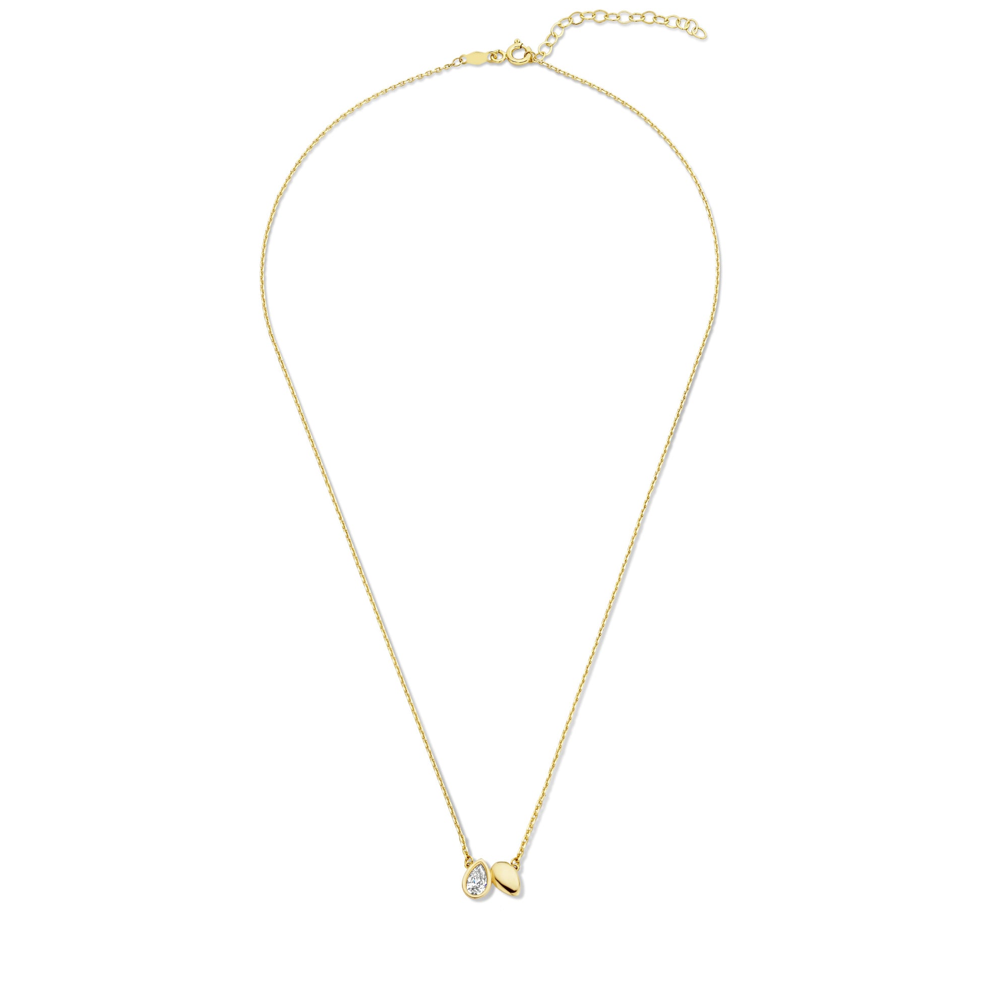 Beloro Jewels Regalo d'Amore 9 carat gold Necklace and Bracelet Giftset BO90016