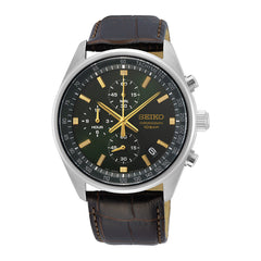 Seiko Chronograph Brown Watch SSB385P1