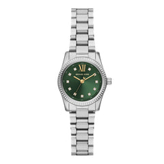 Michael Kors Lexington Round Green Dial Watch MK7580