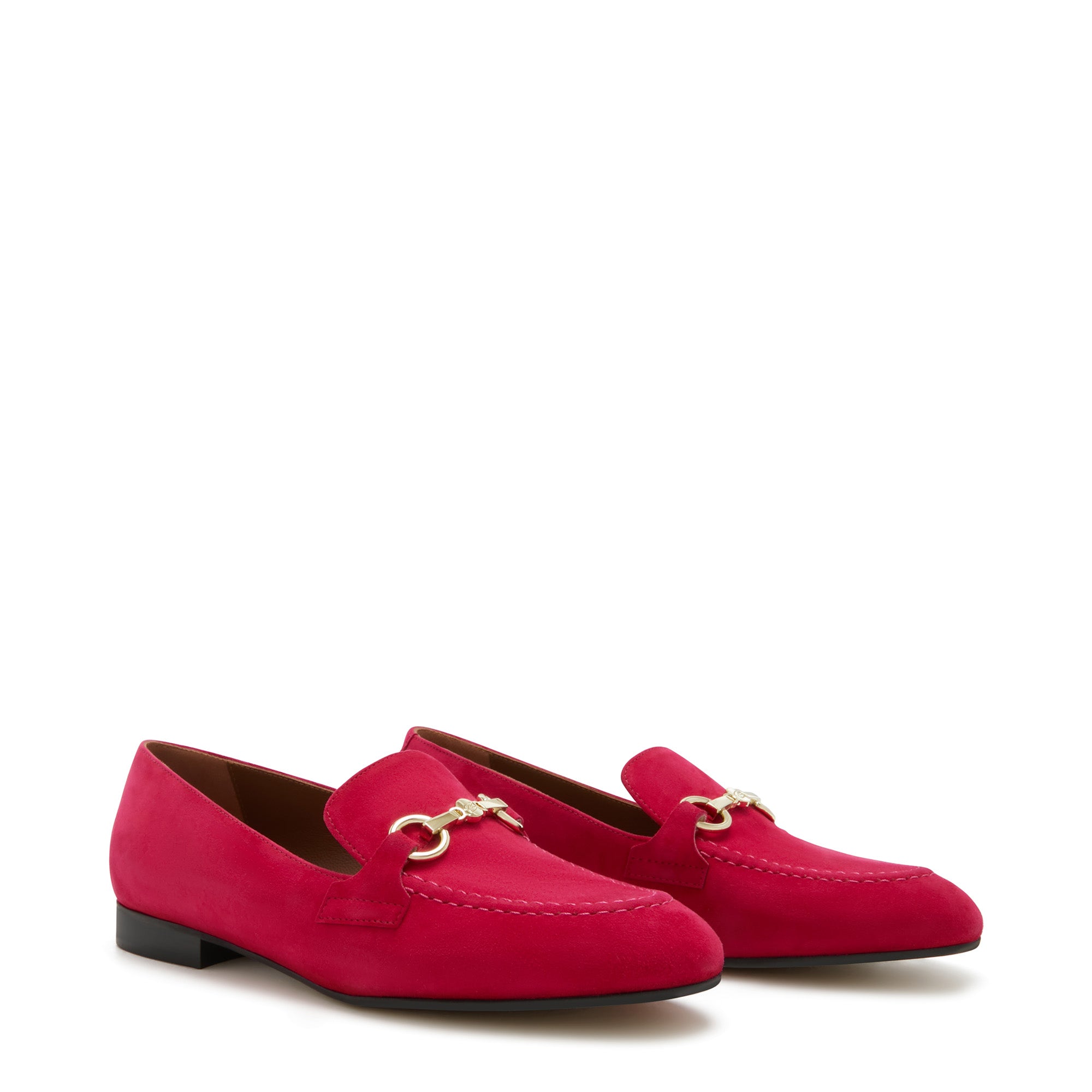 Isabel Bernard Vendôme Fleur Fuchsia Suède Loafers IB51100-155-36