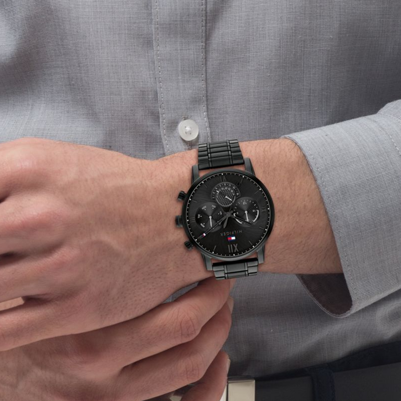 Tommy Hilfiger Hommes Montre Noir TH1791879-zoom-