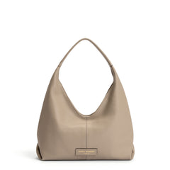 Isabel Bernard Honoré Grace mini taupe calfskin leather handbag IB21132-078
