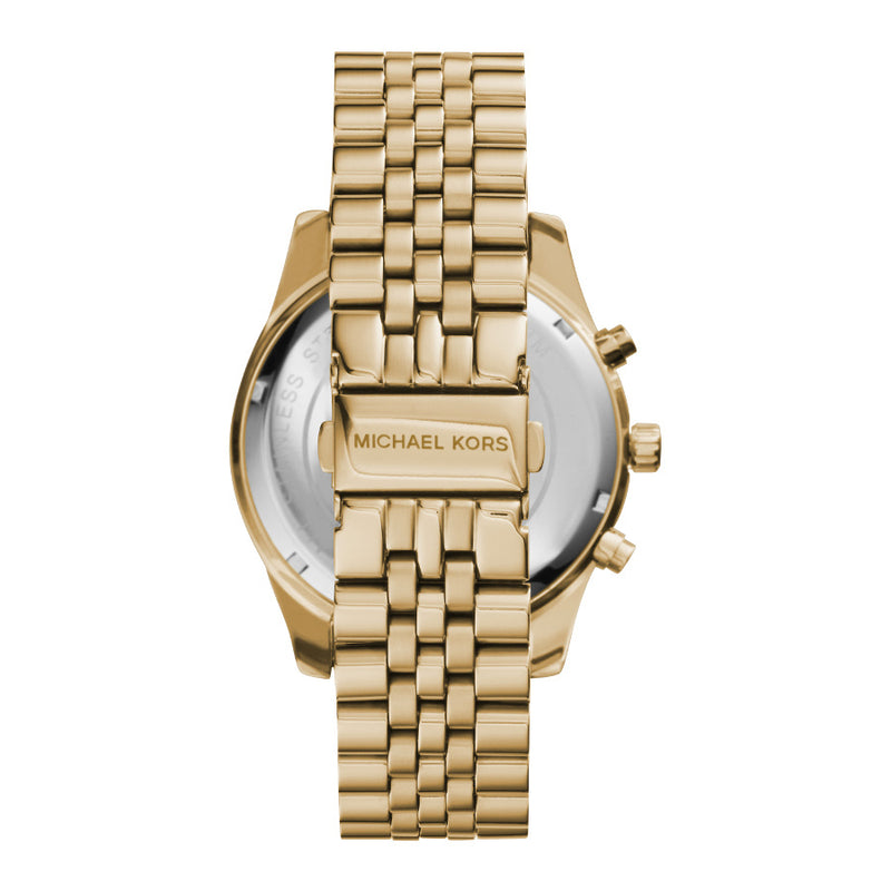 Michael Kors Hommes Montre Or MK8281-zoom-