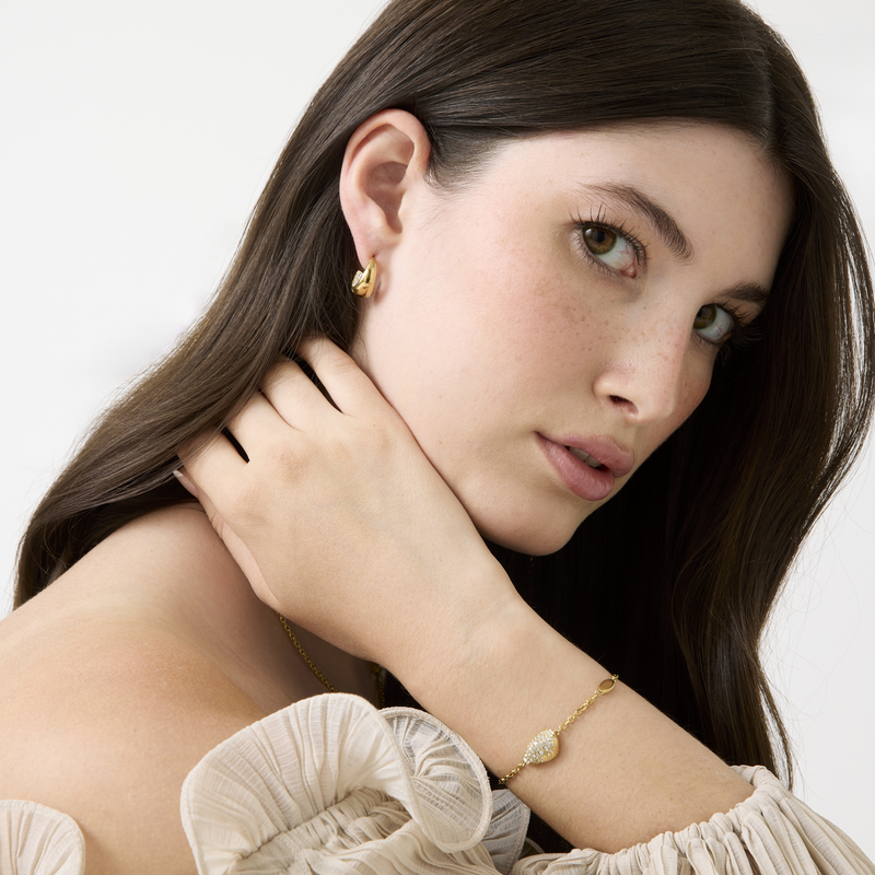 Guess Moon Drops Gold-coloured Earrings JUBE06249JWYGT-U-zoom-