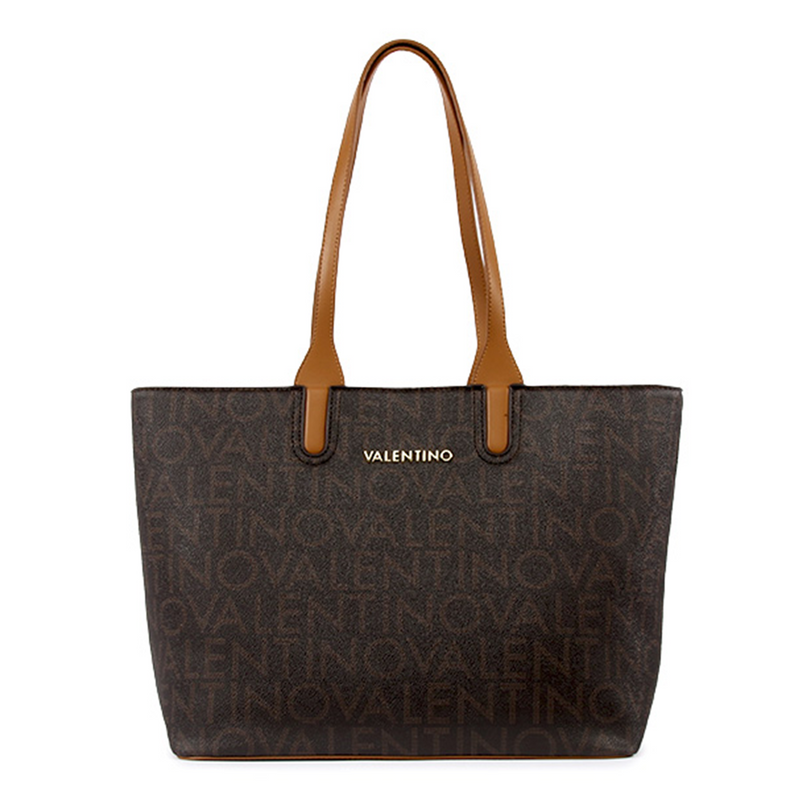 Valentino Bags Regina Re Brown Shopper VBS9IS01MORO/NATURALE-zoom-
