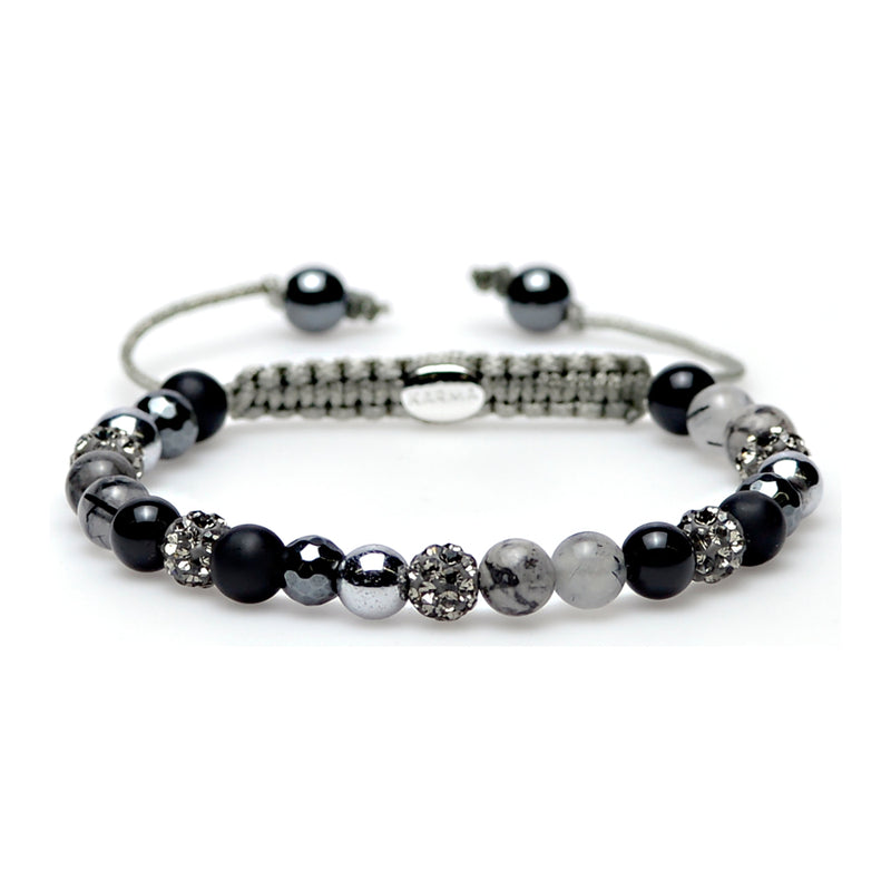 Karma Spiral Bracelet Gris 82946-zoom-