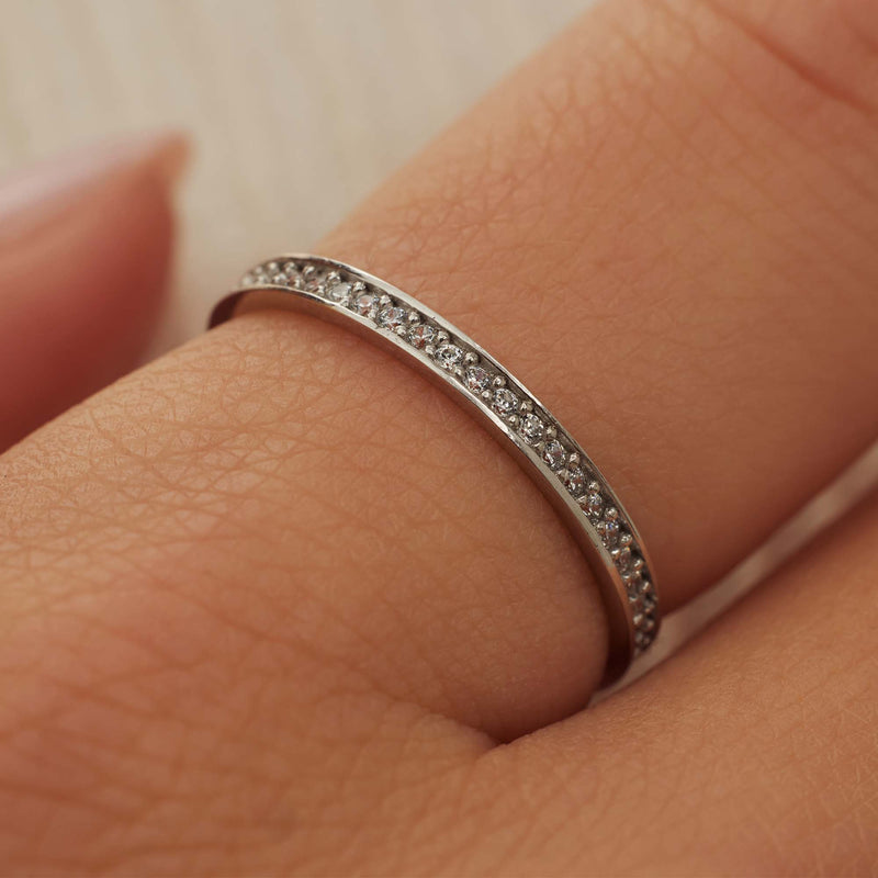 Isabel Bernard Saint Germain Bague Or blanc 14 carats IB330052-60-zoom-