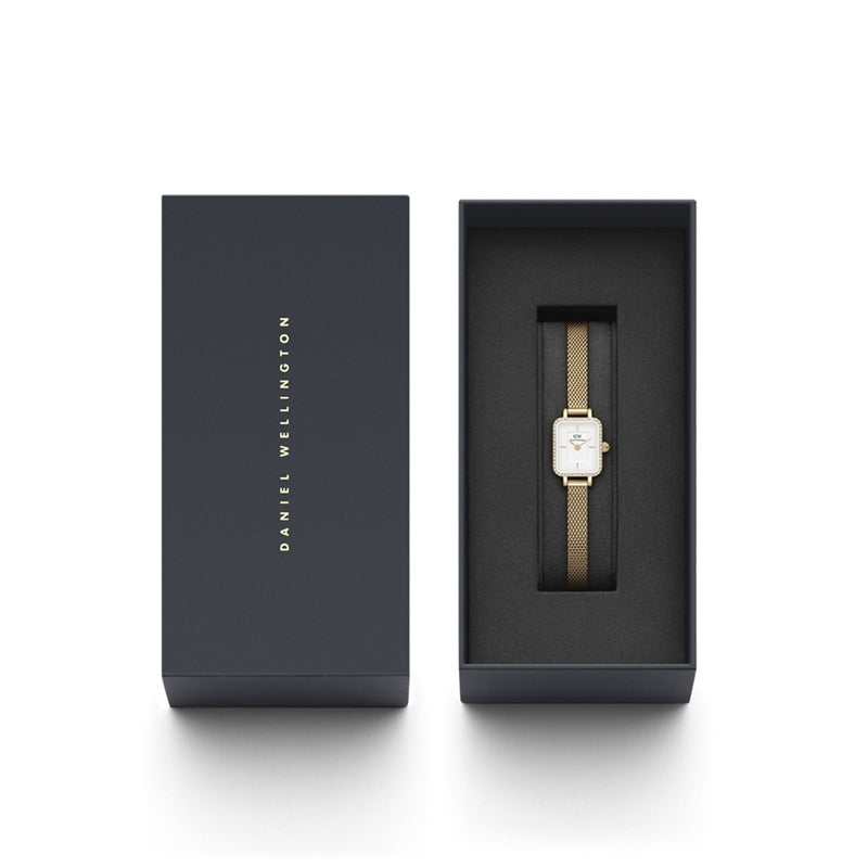 Daniel Wellington Quadro Mini Femmes Montre Or DW00100730-zoom-