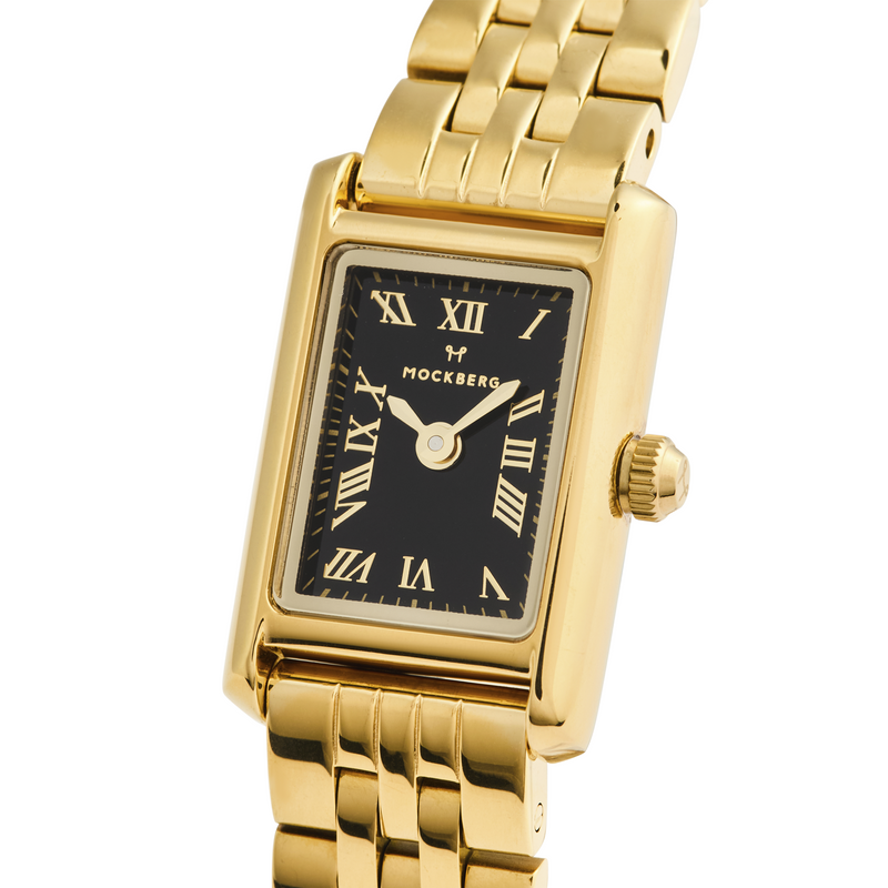 Mockberg Timeless Petite Gold Noir Women's Watch MB1775-zoom-