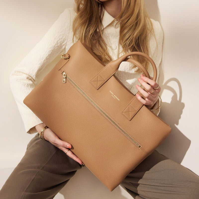 Isabel Bernard Honoré Sac à Main Marron IB25062-zoom-