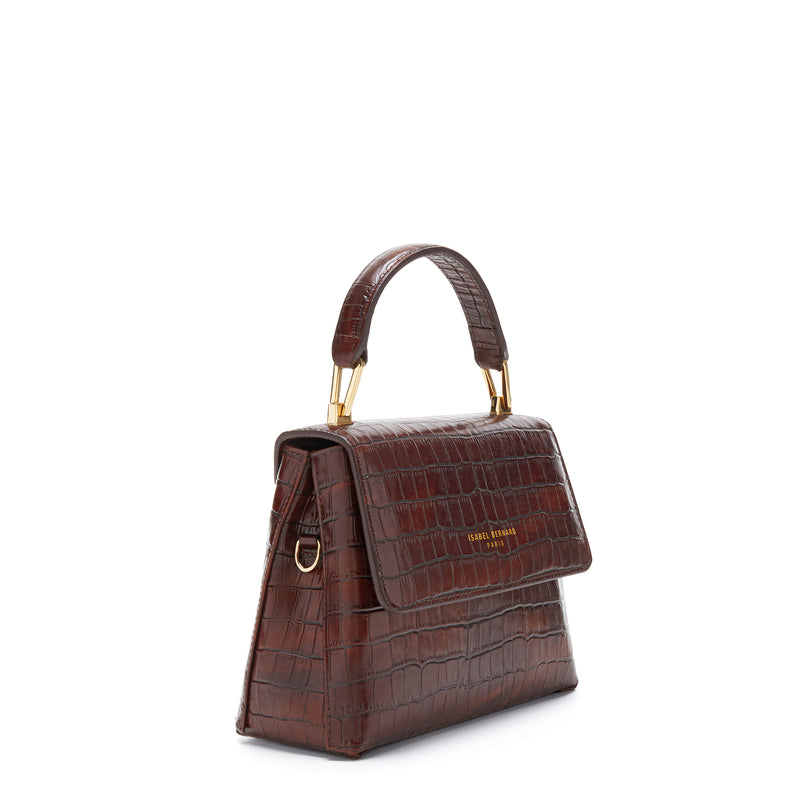 Isabel Bernard Femme Forte Sac à Main Marron IB21013-zoom-