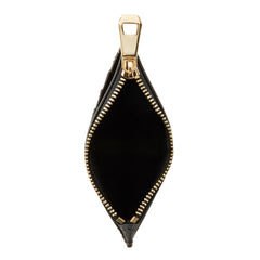 Isabel Bernard Honoré Aveline Black Leather Card Holder made of Calfskin IB27016