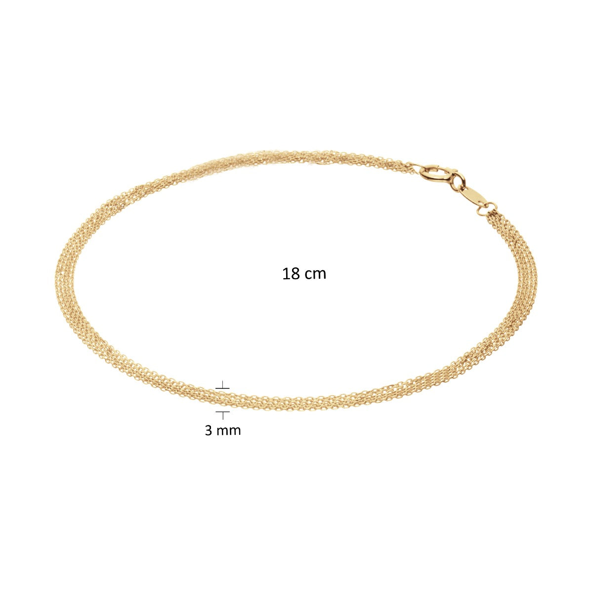 Jackie Gold 14 karat gold Bracelet JKB24.412