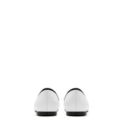 Isabel Bernard Vendôme Ynes White Calfskin Leather Ballerinas IB51011-071-36