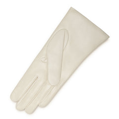 Isabel Bernard Honoré Eleanor cream goatskin leather gloves IB67000-372-8