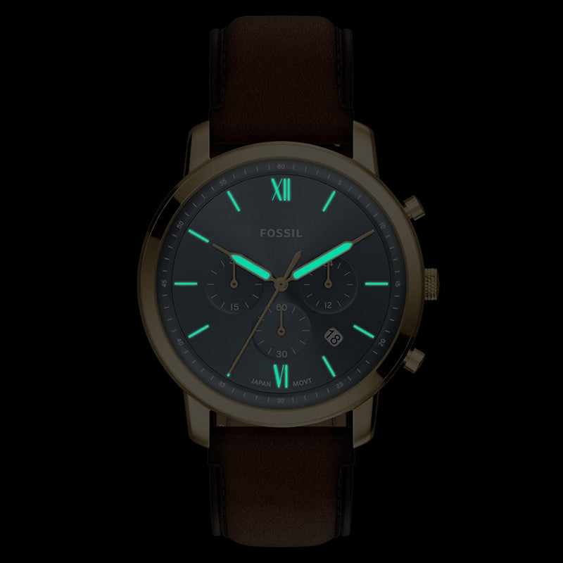 Fossil Neutra Round Blue Dial Watch FS6162-zoom-