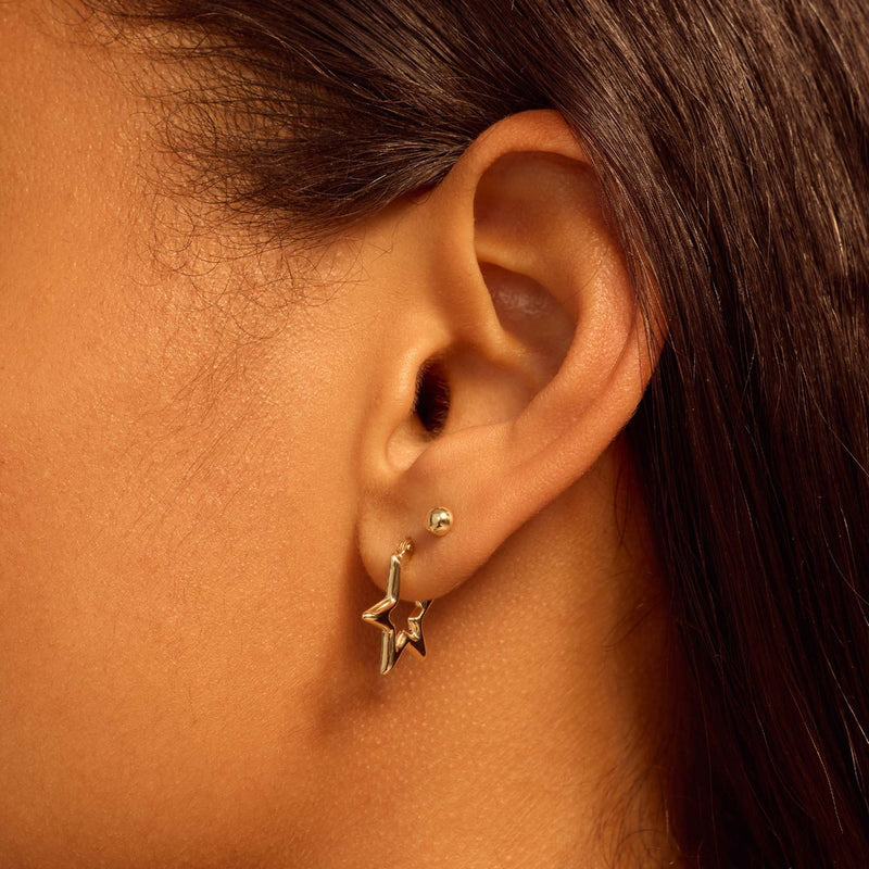 Beloro Jewels Della Spiga Boucles d'oreilles Or 9 carats BO360083-zoom-