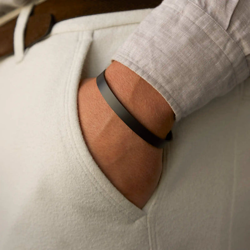 Mats Meier Annecy bracelet en acier noir MM320017-zoom-