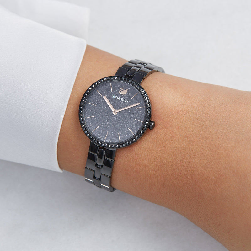 Swarovski Cosmopolitan Femmes Montre Noir 5547646-zoom-