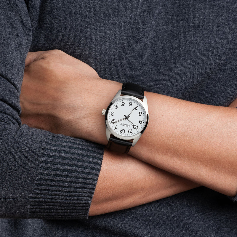 Olympic Marcel Silver Men's Watch OL89HSL061-zoom-