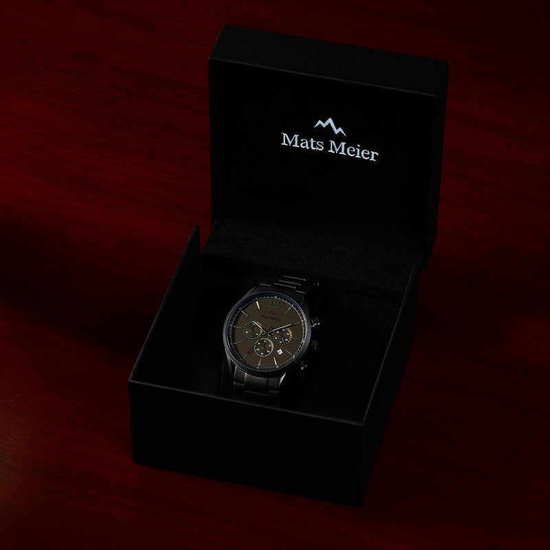 Mats Meier Grand Cornier Hommes Montre Gris MM00127-zoom-