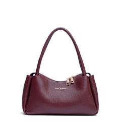 Isabel Bernard Honoré Eve Burgundy Calfskin Leather handbag IB21133-052