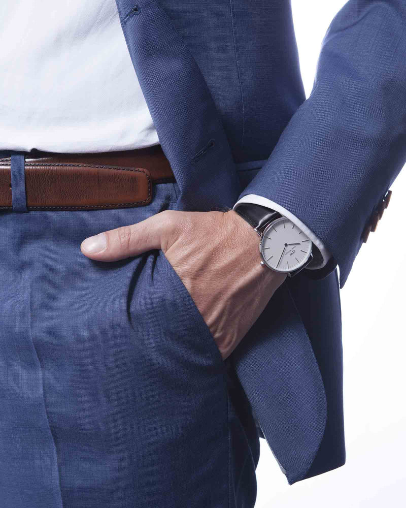 Daniel Wellington Montre Homme Et Porte-Cartes En Cuir Noir Coffret Cadeau DW00590019-zoom-