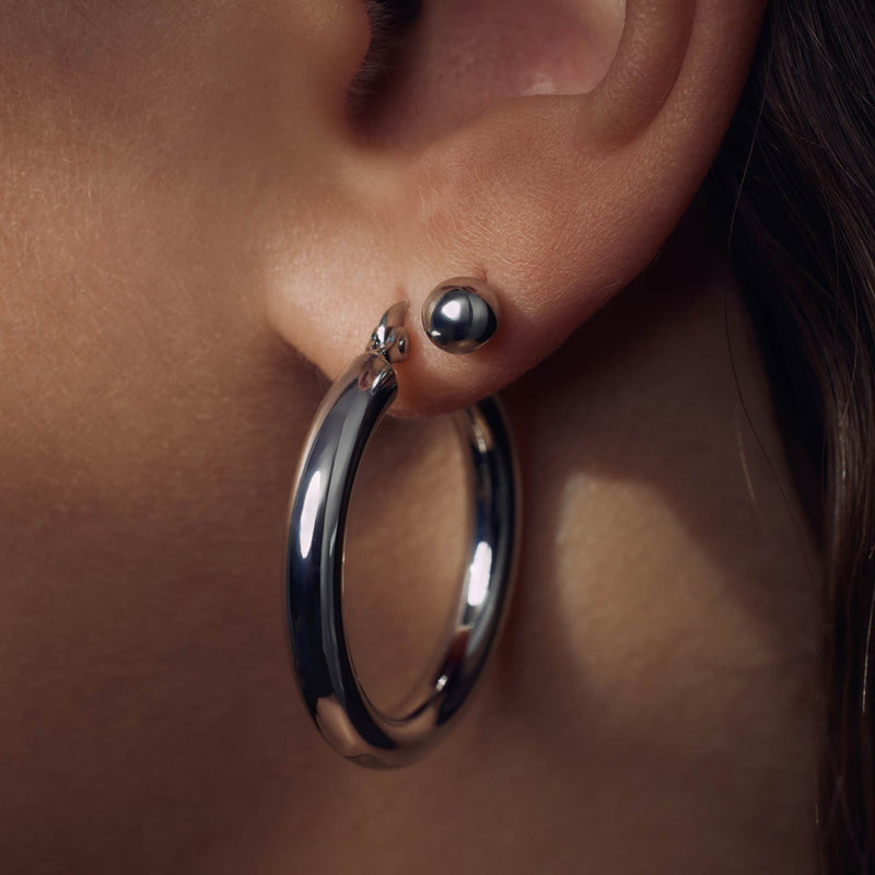 Parte Di Me Bibbiena Poppi Femmes Créoles Argent PDM36153-zoom-