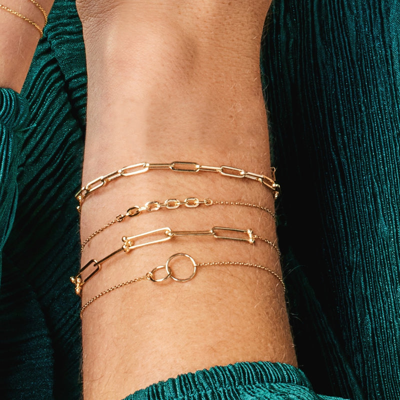 Jackie Gold Bracelet Or 14 carats JKB22.048-zoom-