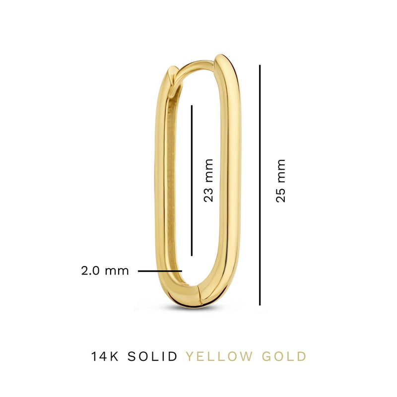 Isabel Bernard Rivoli Femmes Créoles Or 14 carats IB360237-zoom-