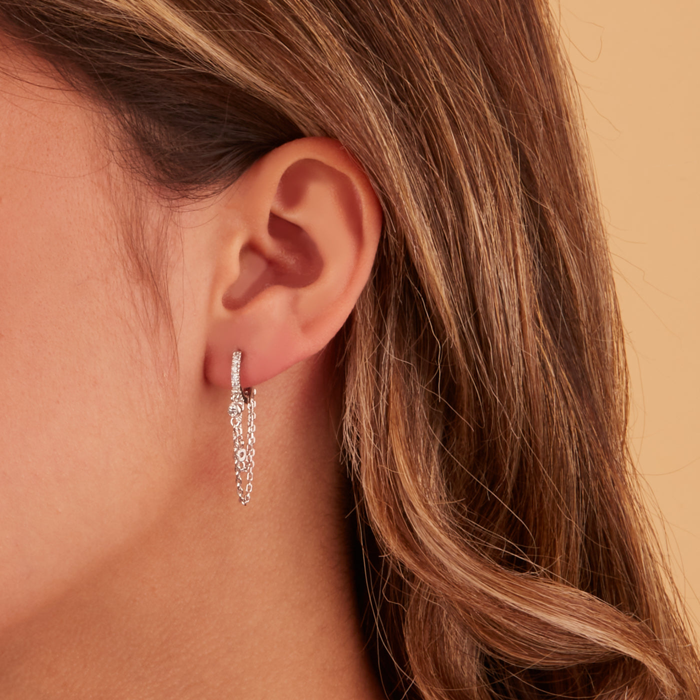 Karma Silver Earrings M3168S