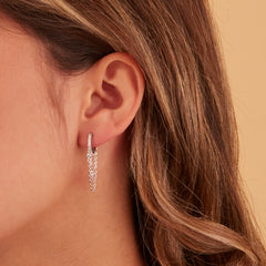 Karma Silver Earrings M3168S