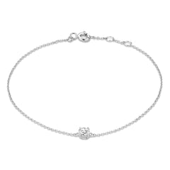 Isabel Bernard Cadeau d'Isabel 14 Carat Whitegold Necklace and Bracelet giftset IB90030