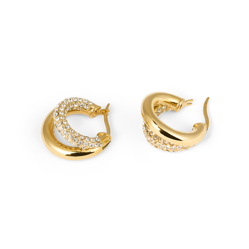 Mockberg Kenza Raya Gold Plated Hoops MB1759-zoom-