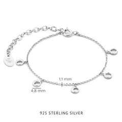 Violet Hamden Violet's Gift 925 Sterling Silver Necklace and Bracelet Giftset VH90059